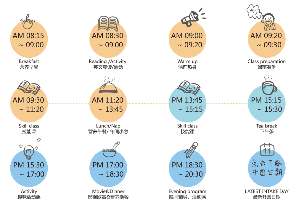 2015极酷英语夏令营日程安排